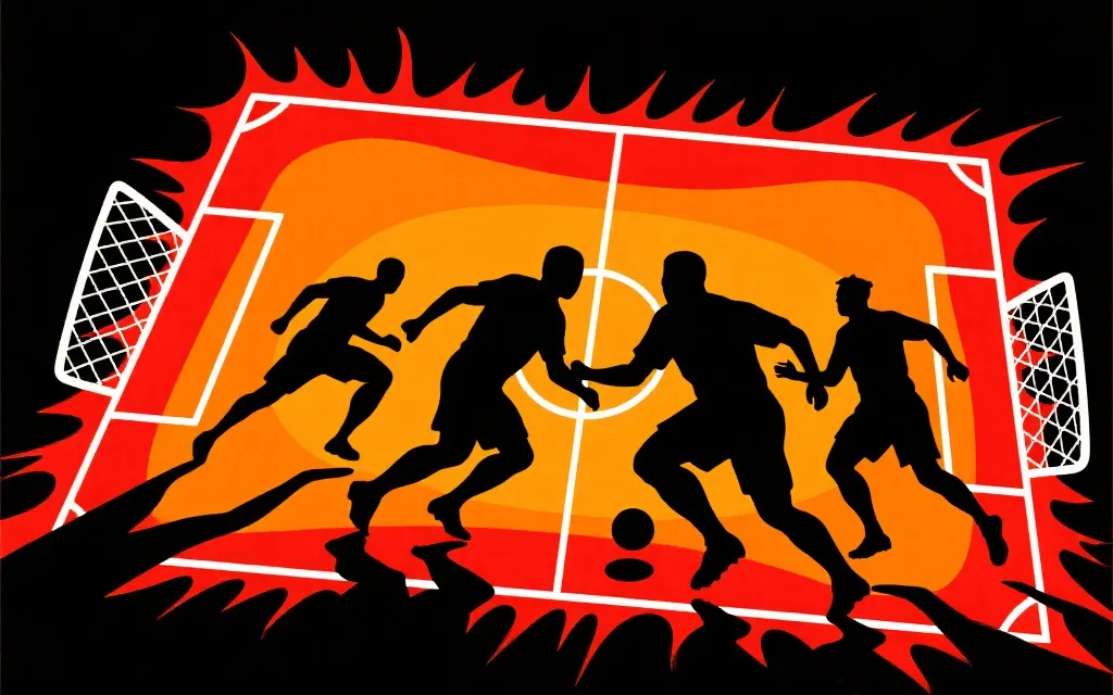 墨西哥队后防对抗与解围热区示意图，强调禁区前沿与边路通道